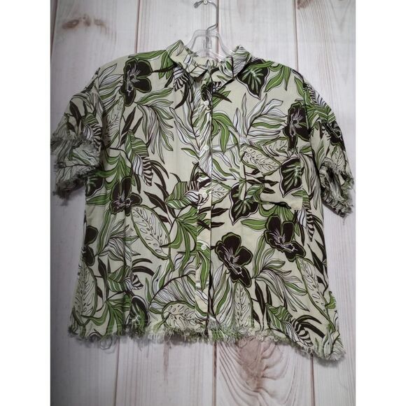 Philosophy Blouse‎ Ladies Large Distressed Lightweight - Picture 1 of 8